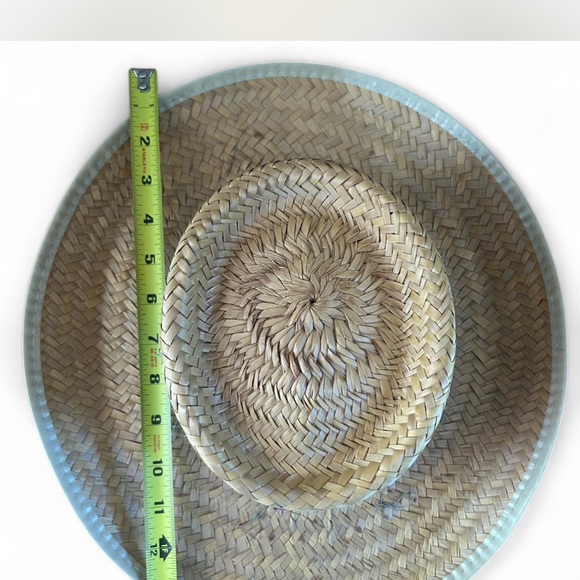 Straw Hat with Floral Band - Picture 4 of 5